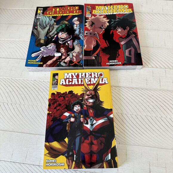 My Hero Academia Kohei Horikoshi Lot of 3 Books 1 2 & 3 Graphic Novel Paperback - Picture 4 of 8